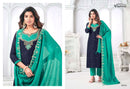 Vishnu Impex Mahika Vichitra Silk Sequence Embroidery Designer Salwar Suit