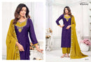 Vishnu Impex Mahika Vichitra Silk Sequence Embroidery Designer Salwar Suit