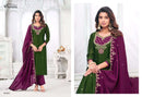 Vishnu Impex Mahika Vichitra Silk Sequence Embroidery Designer Salwar Suit