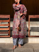Premium Cotton Floral Print Unstitched Suit