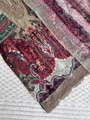Elegant Maroon Cotton Pakistani Salwar Kameez with Chiffon Dupatta