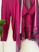 Floral Emboridery Rayon Pakistani Suits