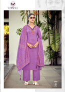 Woodee Rutavi Fancy Rayon  Embroidered Kurti Set