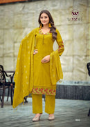 Woodee Tanisha Vol 2 Designer Viscose Embroidered Kurti Set