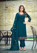 Woodee Tanisha Vol 2 Designer Viscose Embroidered Kurti Set