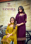 Woodee Tanisha Vol 2 Designer Viscose Embroidered Kurti Set