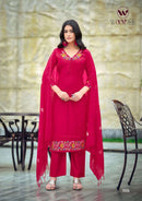 Woodee Tanisha Vol 2 Designer Viscose Embroidered Kurti Set