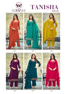 Woodee Tanisha Vol 2 Designer Viscose Embroidered Kurti Set