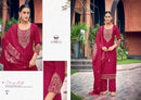 Woodee Veda Vol 2 Premium Viscose Embroidery Work Suit