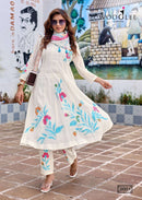 Wooglee Varnika Chanderi Silk Designer Anarkali Gown