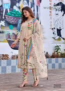 Wooglee Varnika Chanderi Silk Designer Anarkali Gown