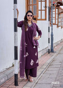 Wooglee Vasudha Premium Rayon Designer Organza Kurti Set