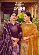 Zulfat Sajni Vol 7 Premium Jam Cotton Printed Suit